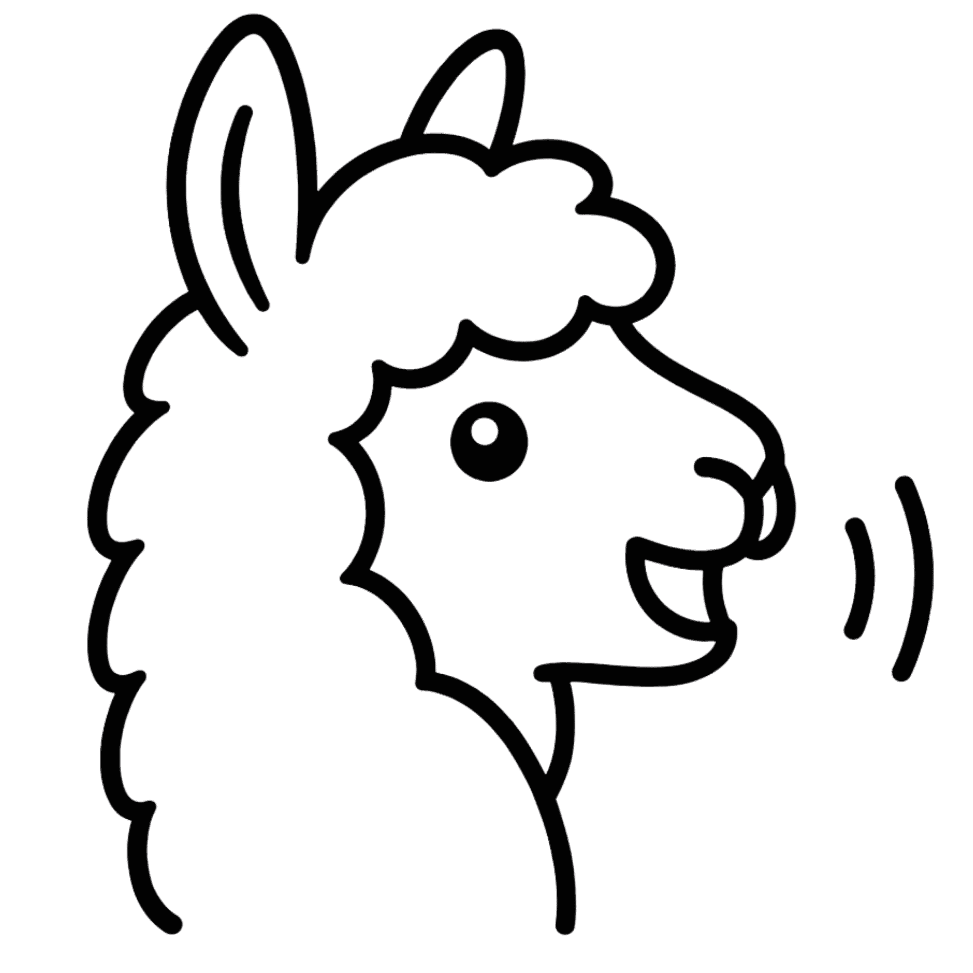 Alpacoustic speaking alpaca